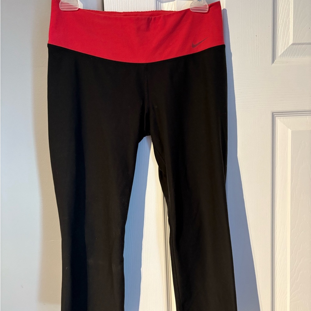 Nike Black and Pink Leggings